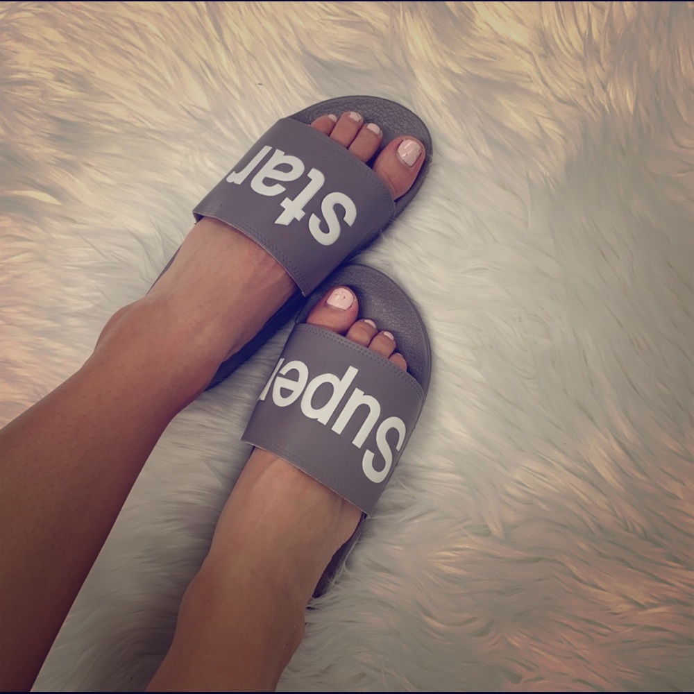 Gray SuperStar Slides